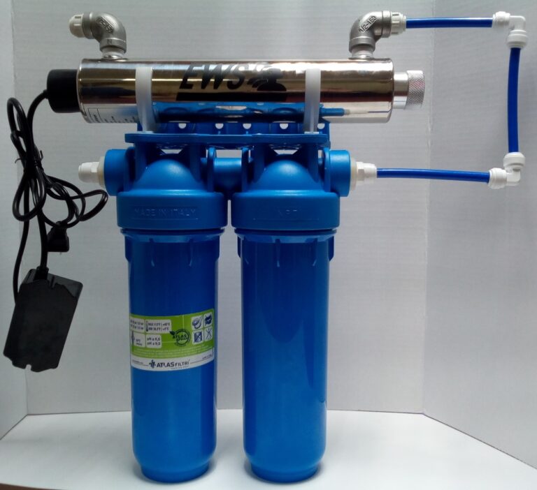 Sistema Ultravioleta UV10 EWS para 2 GPM EWS Water Treatment Depot